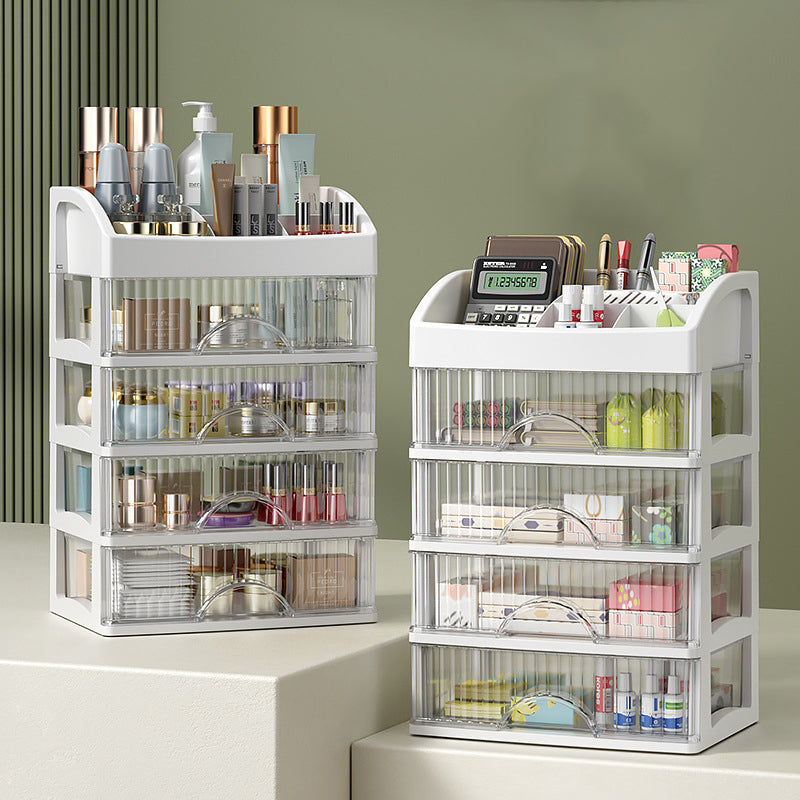 💎50% DE RÉDUCTION! 🌸 Organiseur de bureau empilable avec tiroirs transparents
