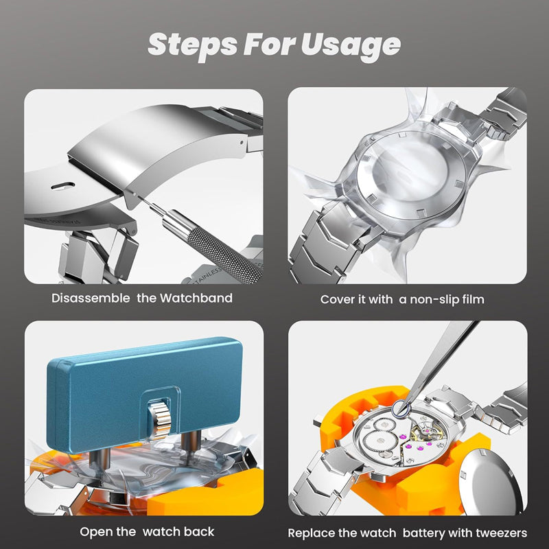 🕰️ 54 % DE RÉDUCTION ! 🔧 Kit d'outils pour la réparation professionnelle de montres – 13 en 1, outils de précision, idéal pour la réparation de montres et de lunettes 🛠️