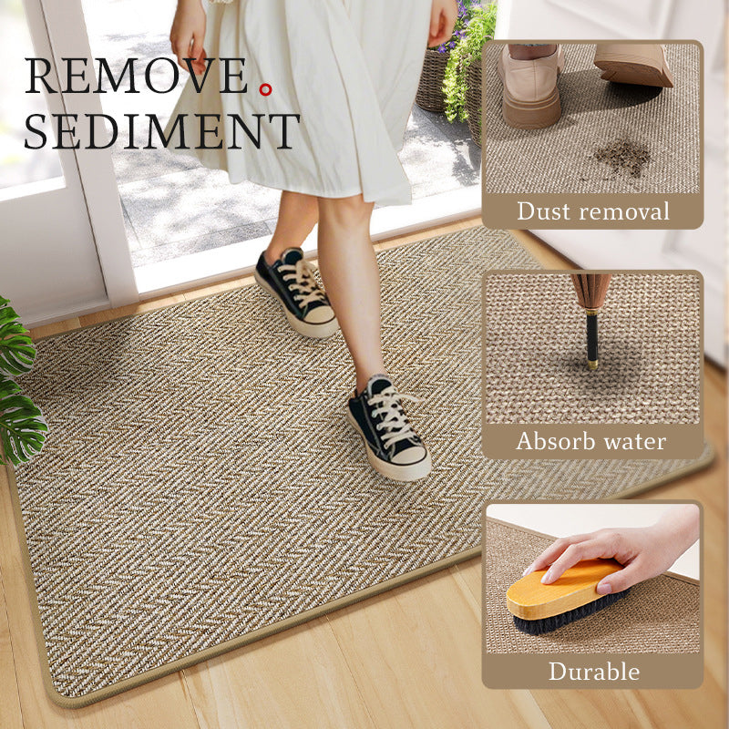 ✨50% de réduction✨Tapis de porte antidérapant et absorbant pour entrée