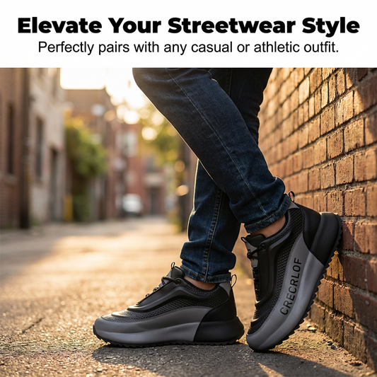 ✨👟 59 % de réduction + livraison gratuite 🔥 Chaussures de Mode à Semelle Épaisse pour Hommes – Réduisent la Pression Plantaire, Confortables & Parfaites Pour Le Quotidien 💪