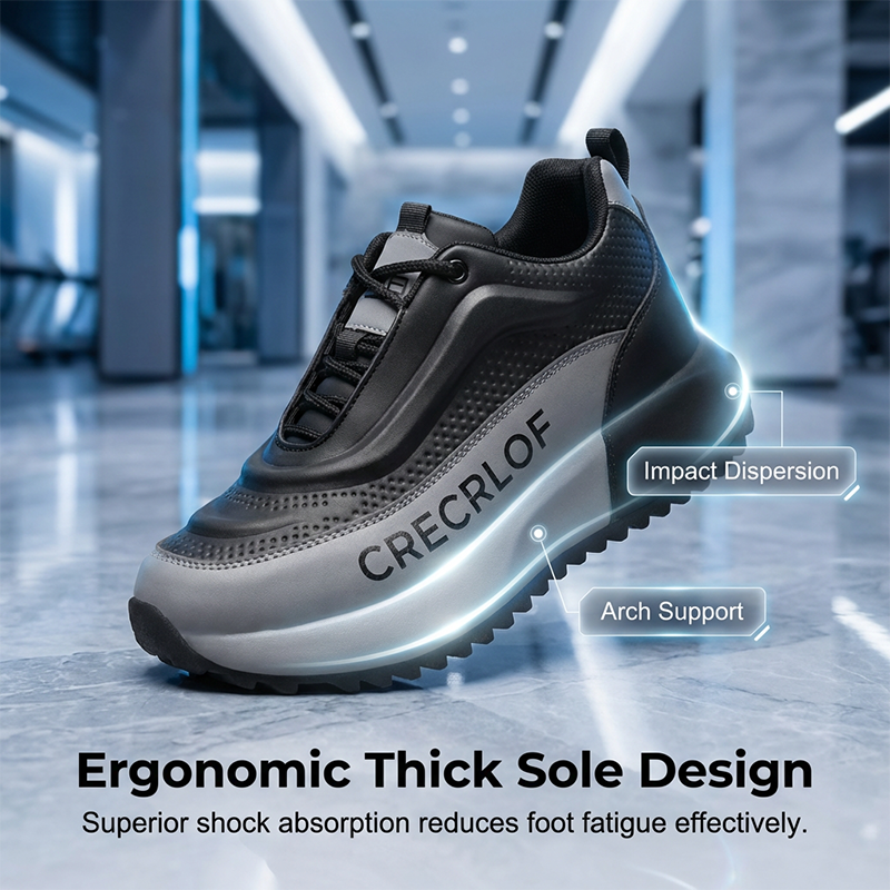 ✨👟 59 % de réduction + livraison gratuite 🔥 Chaussures de Mode à Semelle Épaisse pour Hommes – Réduisent la Pression Plantaire, Confortables & Parfaites Pour Le Quotidien 💪
