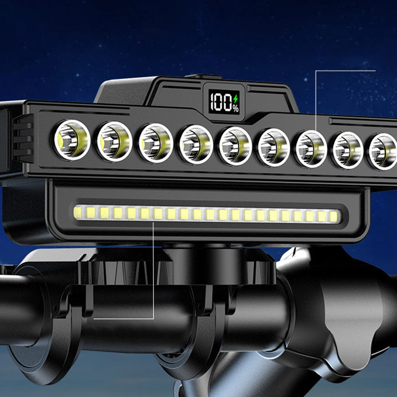 🔦 53 % DE RÉDUCTION !✨Phare de vélo rechargeable à 28 LED avec klaxon