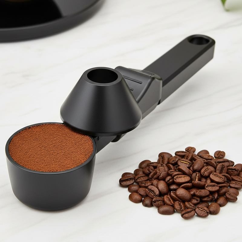 🎈Cuillère doseuse de café avec entonnoir – 2 cuillères à soupe