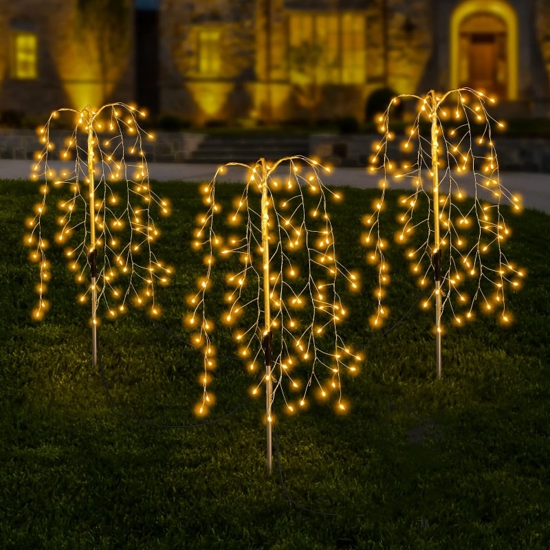🌞Lumières de Jardin Solaires ✅ 100 LEDs & Étanches IP55 | Ambiance Chaleureuse 🌙 -50% AUJOURD’HUI 🔥