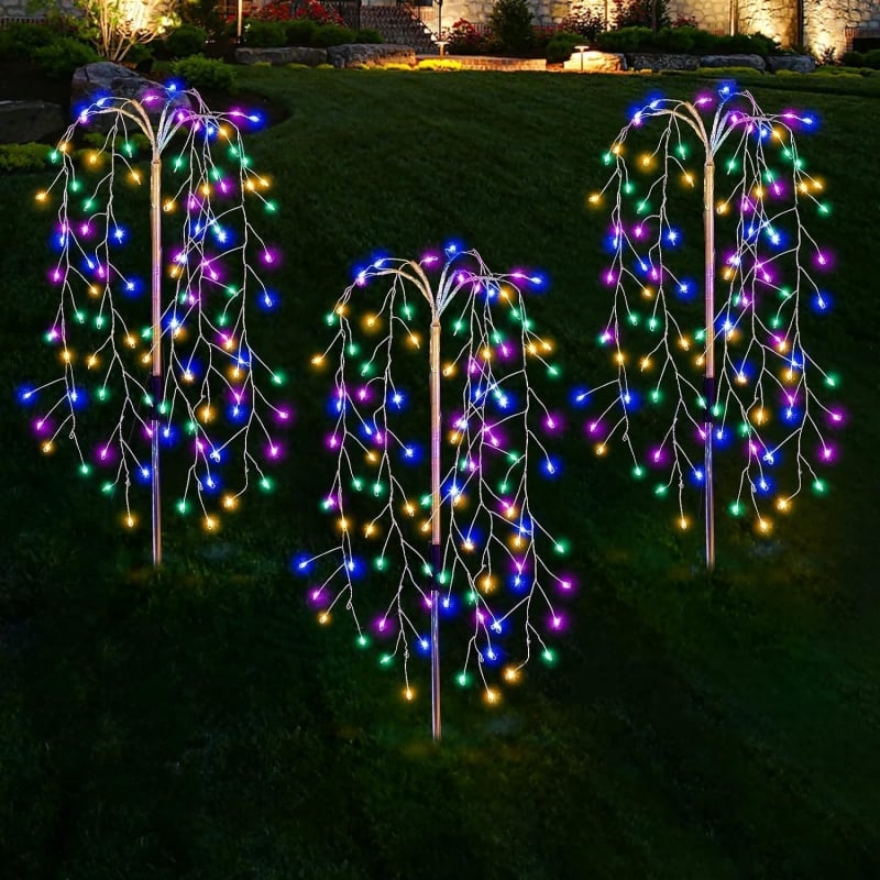 🌞Lumières de Jardin Solaires ✅ 100 LEDs & Étanches IP55 | Ambiance Chaleureuse 🌙 -50% AUJOURD’HUI 🔥