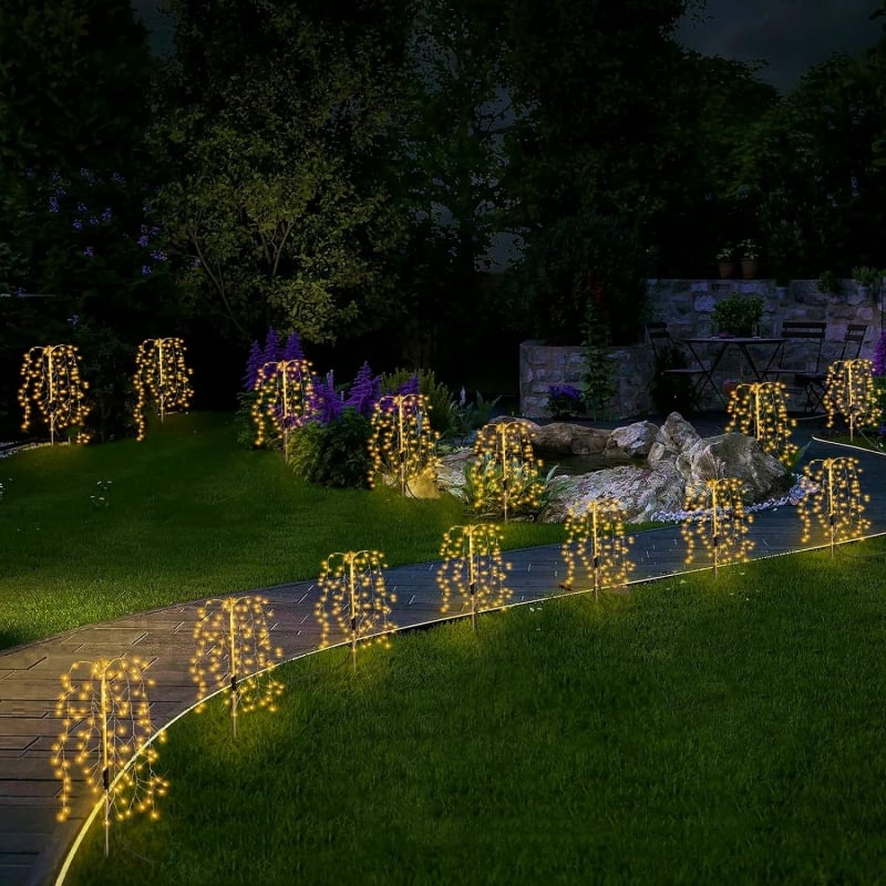 🌞Lumières de Jardin Solaires ✅ 100 LEDs & Étanches IP55 | Ambiance Chaleureuse 🌙 -50% AUJOURD’HUI 🔥