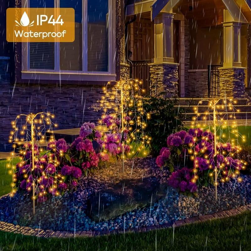 🌞Lumières de Jardin Solaires ✅ 100 LEDs & Étanches IP55 | Ambiance Chaleureuse 🌙 -50% AUJOURD’HUI 🔥