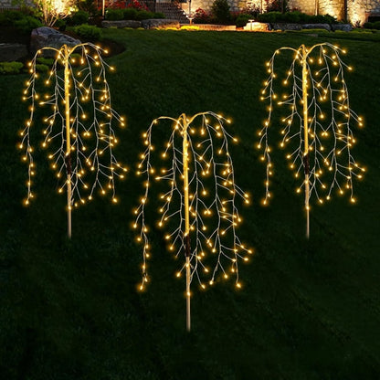 🌞Lumières de Jardin Solaires ✅ 100 LEDs & Étanches IP55 | Ambiance Chaleureuse 🌙 -50% AUJOURD’HUI 🔥