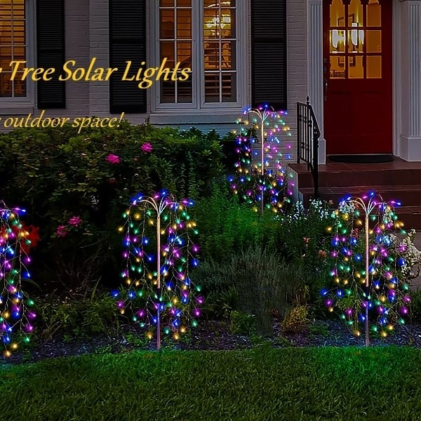 🌞Lumières de Jardin Solaires ✅ 100 LEDs & Étanches IP55 | Ambiance Chaleureuse 🌙 -50% AUJOURD’HUI 🔥
