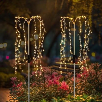 🌞Lumières de Jardin Solaires ✅ 100 LEDs & Étanches IP55 | Ambiance Chaleureuse 🌙 -50% AUJOURD’HUI 🔥