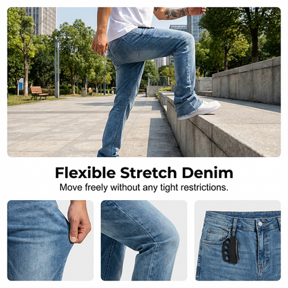 📢📢50 % DE RÉDUCTION +Livraison Gratuite ⏰Jean bootcut évasé pour homme – Look décontracté et tendance