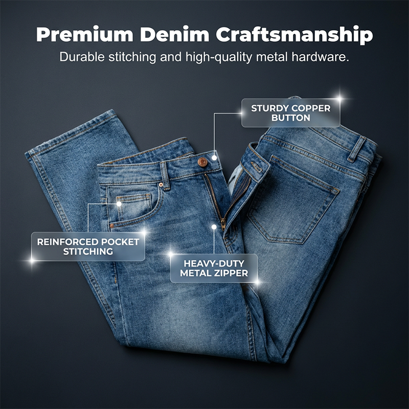 📢📢50 % DE RÉDUCTION +Livraison Gratuite ⏰Jean bootcut évasé pour homme – Look décontracté et tendance