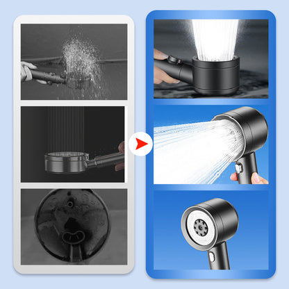 🚿 54 % de réduction + livraison gratuite✨Pommeau de Douche Haute Pression 4 Modes avec Filtre