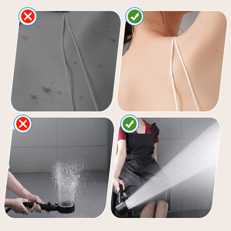 🚿 54 % de réduction + livraison gratuite✨Pommeau de Douche Haute Pression 4 Modes avec Filtre