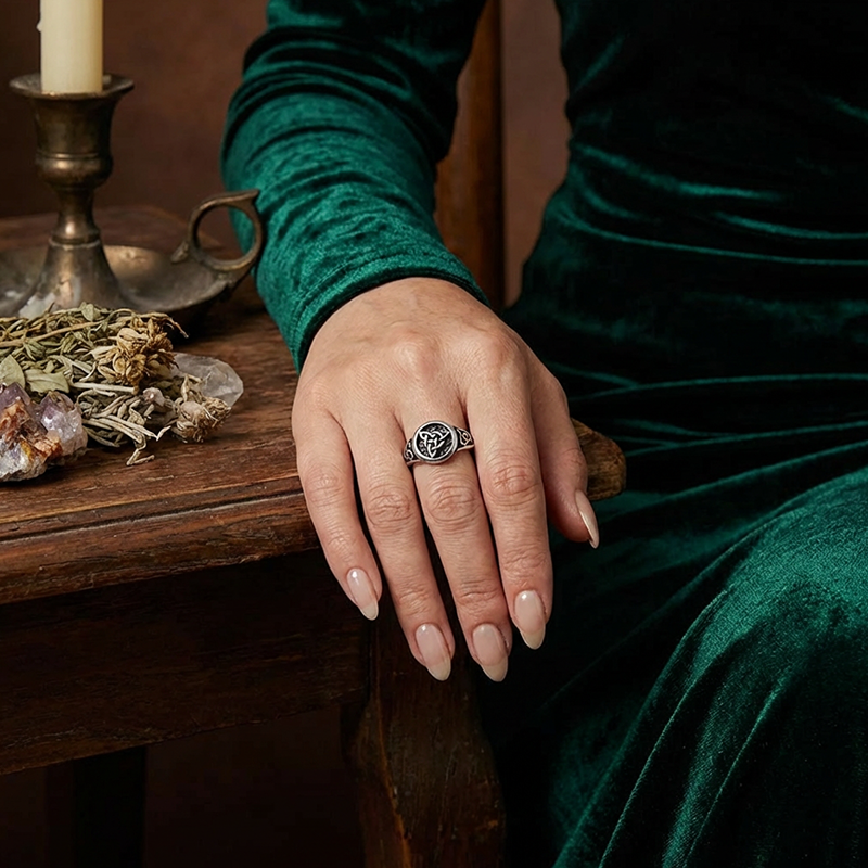 🔥Tendance 2026🔥 Bague rétro vintage nœud de la Trinité – Alliance celtique symbolique pour femmes et hommes
