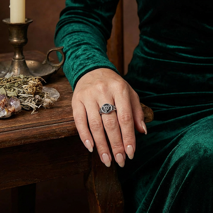 🔥Tendance 2026🔥 Bague rétro vintage nœud de la Trinité – Alliance celtique symbolique pour femmes et hommes