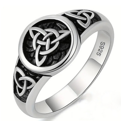 🔥Tendance 2026🔥 Bague rétro vintage nœud de la Trinité – Alliance celtique symbolique pour femmes et hommes