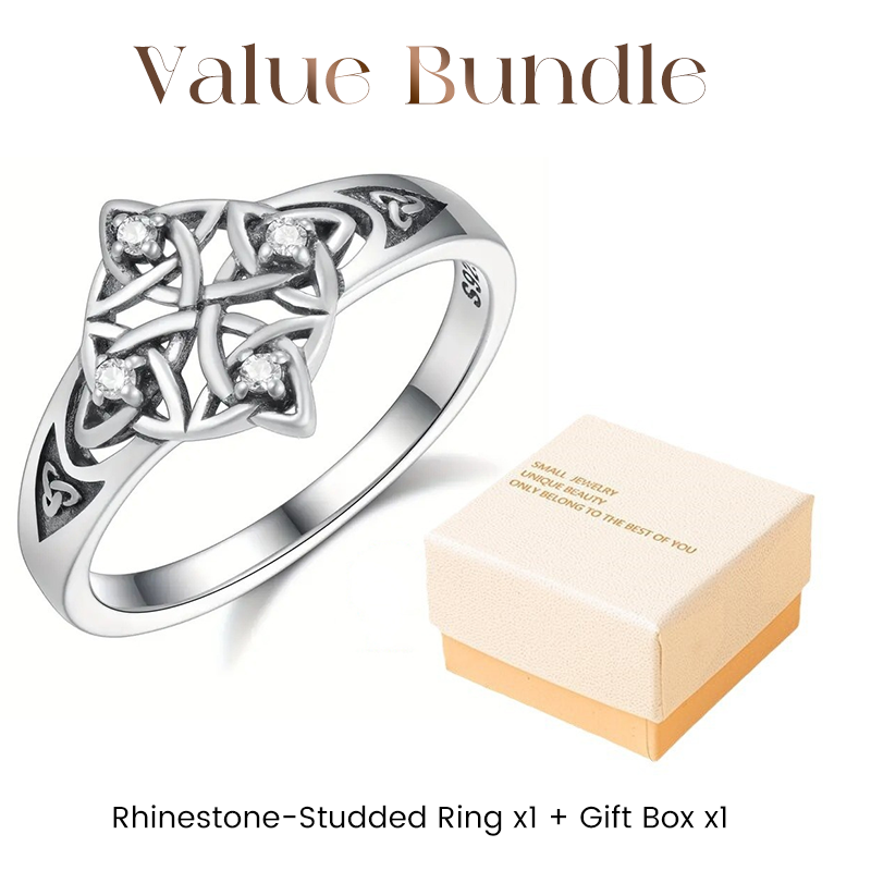 🔥Tendance 2026🔥 Bague rétro vintage nœud de la Trinité – Alliance celtique symbolique pour femmes et hommes