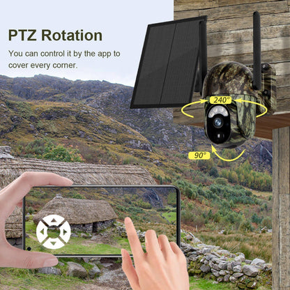 🛠50 % de réduction + livraison gratuite🔥🎥 Caméra de Surveillance Solaire 4MP Wi‑Fi/4G | Vision Nocturne Couleur, Rotation 355°, IP66