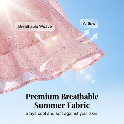 👗Robe à Bretelles Fines ✅ Nœud Devant & Taille Smockée | Légère et Féminine 🌸 -50% AUJOURD’HUI 🔥