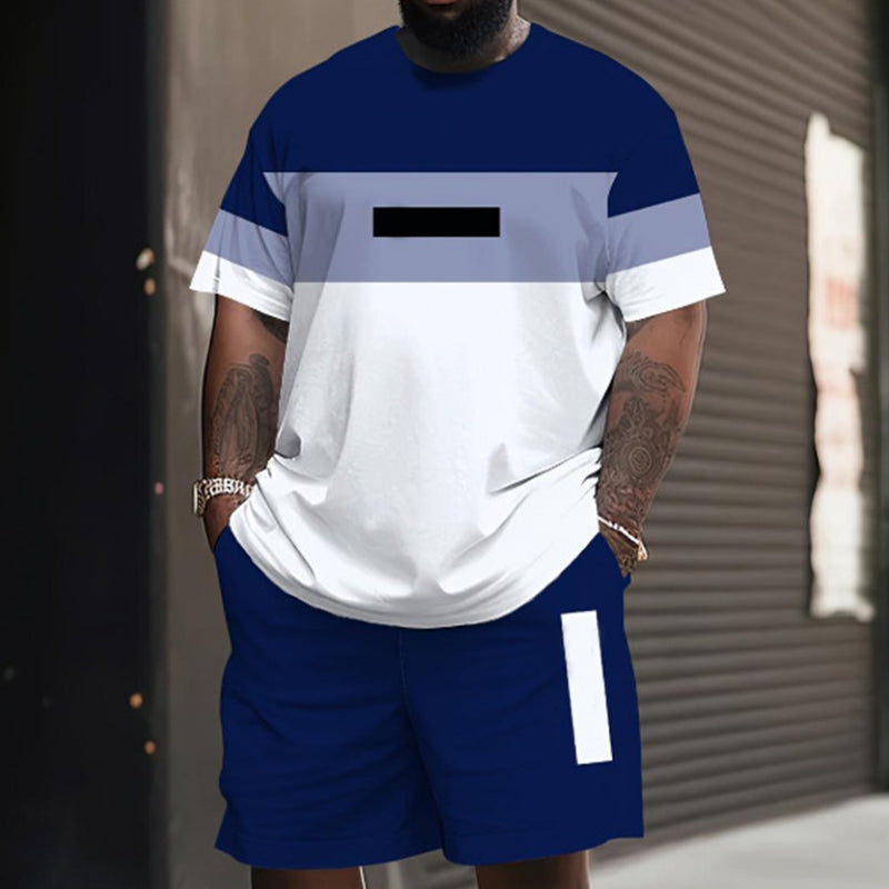🛒-50% AUJOURD'HUI✨Ensemble 2 pièces pour homme : t-shirt et short décontractés