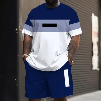 🛒-50% AUJOURD'HUI✨Ensemble 2 pièces pour homme : t-shirt et short décontractés