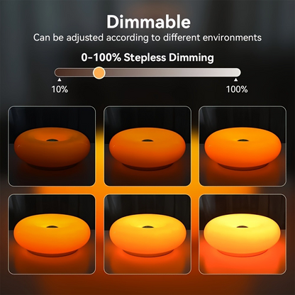 🍩 60% DE RÉDUCTION! 💡 Lampe de Table LED Donut à Commande Tactile – Design Unique, Dimmable & Parfaite Pour Créer Une Ambiance Cosy 🏠