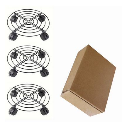 ✨50 % de réduction 🔥 Chariot métallique robuste pour usine, équipé de roues