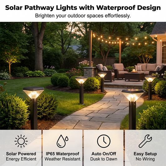 💡50 % de réduction + livraison gratuite☀️Lampes de jardin étanches à énergie solaire