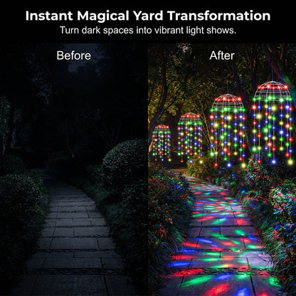 🎇53 % de réduction + livraison gratuite🔥Lampes solaires suspendues pour le jardin et l'extérieur