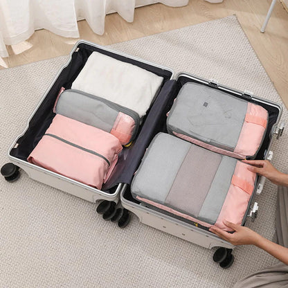 ⏰ Offre à 50 % de réduction pour une durée limitée! 👝Lot de sacs de compression de voyage pour faire ses valises