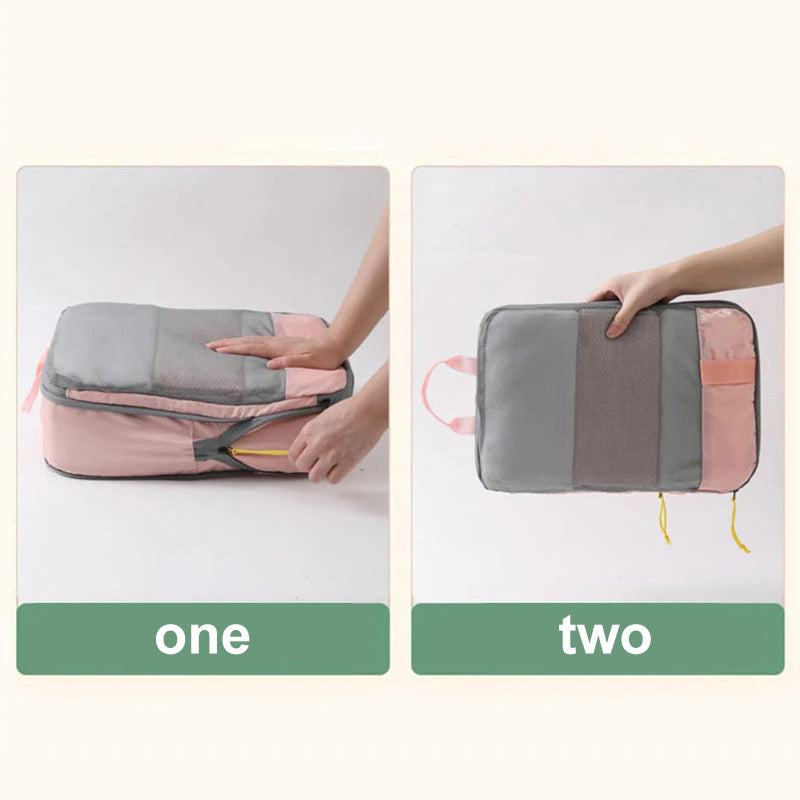⏰ Offre à 50 % de réduction pour une durée limitée! 👝Lot de sacs de compression de voyage pour faire ses valises