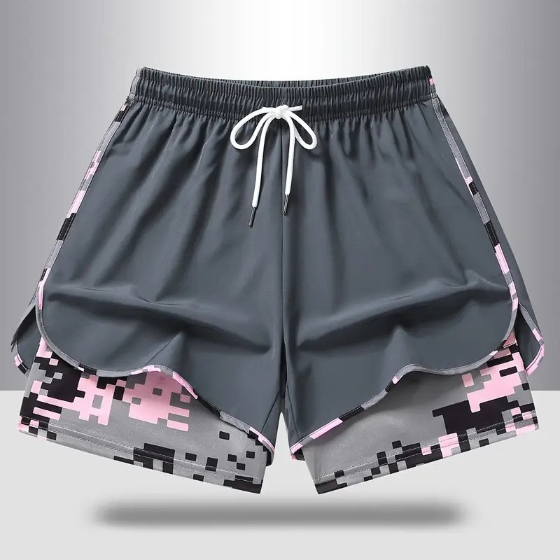 ✨50 % de réduction 🔥Short de sport femme décontracté avec doublure intégrée