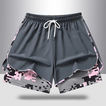 ✨50 % de réduction 🔥Short de sport femme décontracté avec doublure intégrée