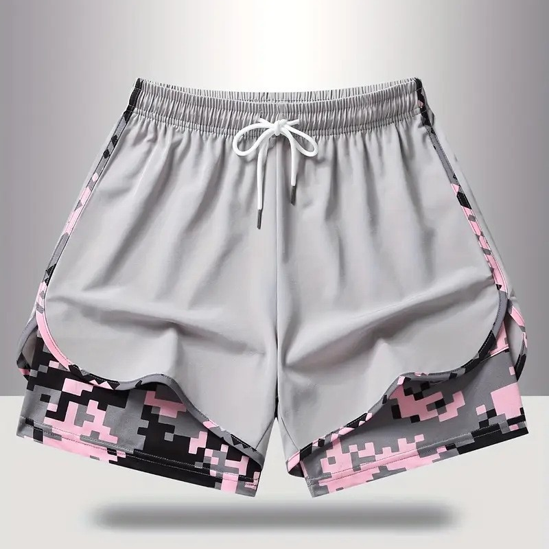 ✨50 % de réduction 🔥Short de sport femme décontracté avec doublure intégrée
