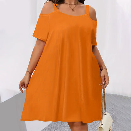👗 50 % DE RÉDUCTION SUR LA ROBE À ÉPAULES DÉCOUVERTES ! ✨ Aérée, légère et parfaite pour les escapades estivales 🍹☀️
