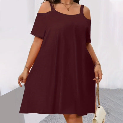 👗 50 % DE RÉDUCTION SUR LA ROBE À ÉPAULES DÉCOUVERTES ! ✨ Aérée, légère et parfaite pour les escapades estivales 🍹☀️