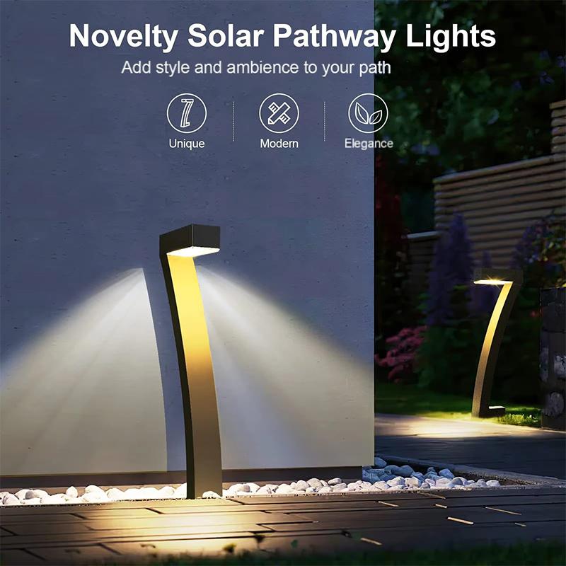 Lampes Solaires d’Allée ✅ Design en “7” & IP65 | Chic & Automatique 🌟 57% de réduction + livraison gratuite🔥