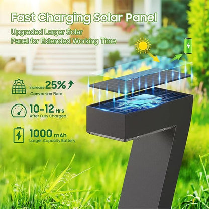 Lampes Solaires d’Allée ✅ Design en “7” & IP65 | Chic & Automatique 🌟 57% de réduction + livraison gratuite🔥