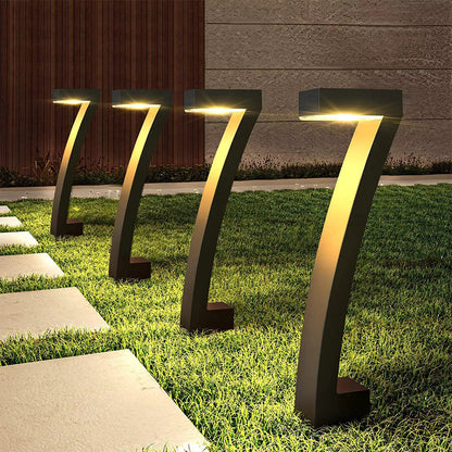 Lampes Solaires d’Allée ✅ Design en “7” & IP65 | Chic & Automatique 🌟 57% de réduction + livraison gratuite🔥