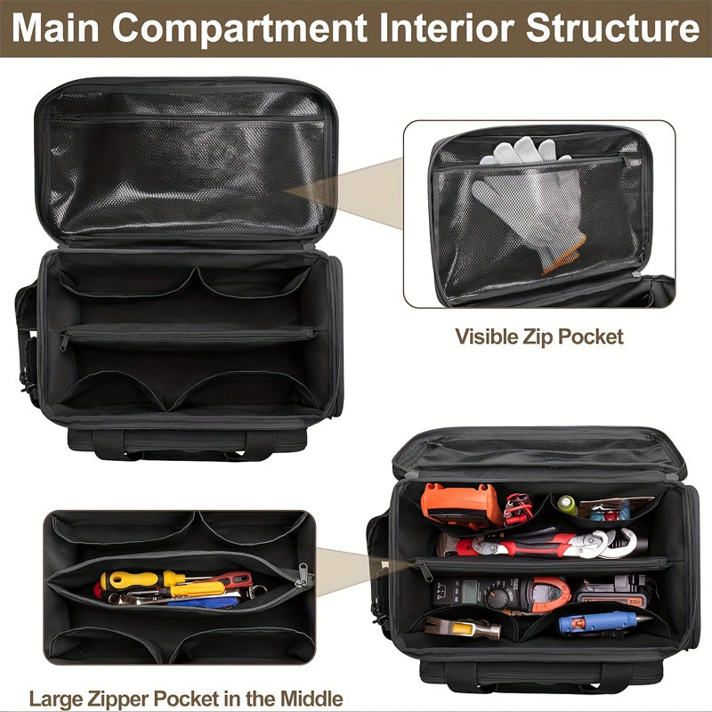 📦🛠 Promotion : 58 % de réduction🔥 Sac à outils en toile ultra-résistant de 35 cm