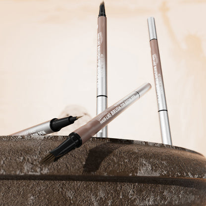 ✨Offre promotionnelle : un acheté, un offert 🔥Stylo à sourcils liquide imperméable 2-en-1