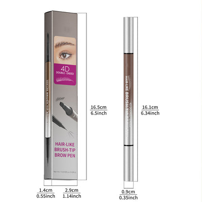 ✨Offre promotionnelle : un acheté, un offert 🔥Stylo à sourcils liquide imperméable 2-en-1