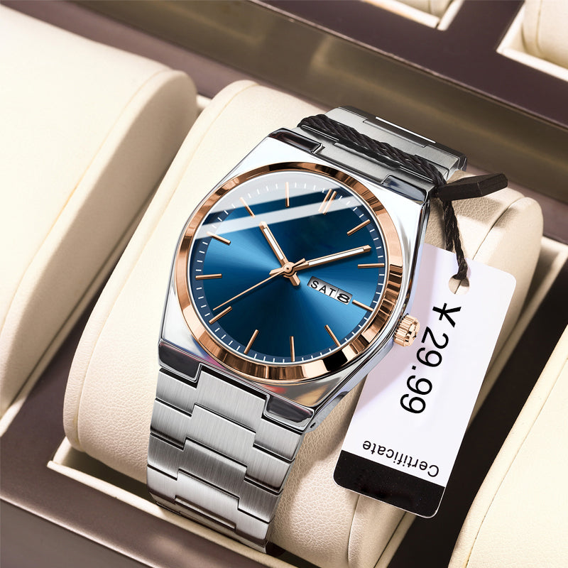 🍂⌚Promotion : 50 % de réduction sur les montres🍂Montre à quartz lumineuse haut de gamme pour homme