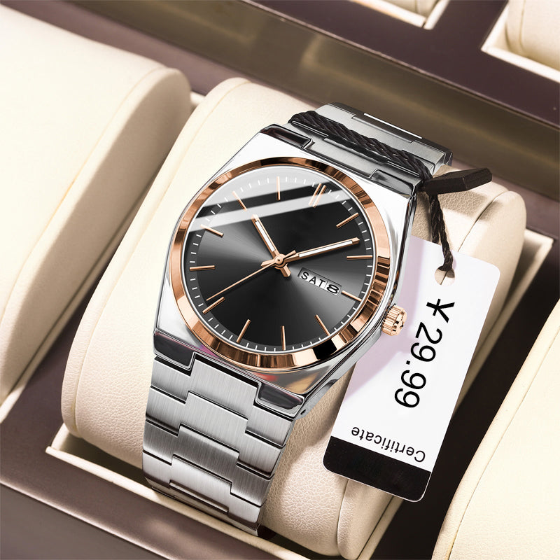🍂⌚Promotion : 50 % de réduction sur les montres🍂Montre à quartz lumineuse haut de gamme pour homme