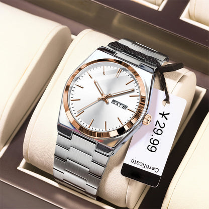 🍂⌚Promotion : 50 % de réduction sur les montres🍂Montre à quartz lumineuse haut de gamme pour homme