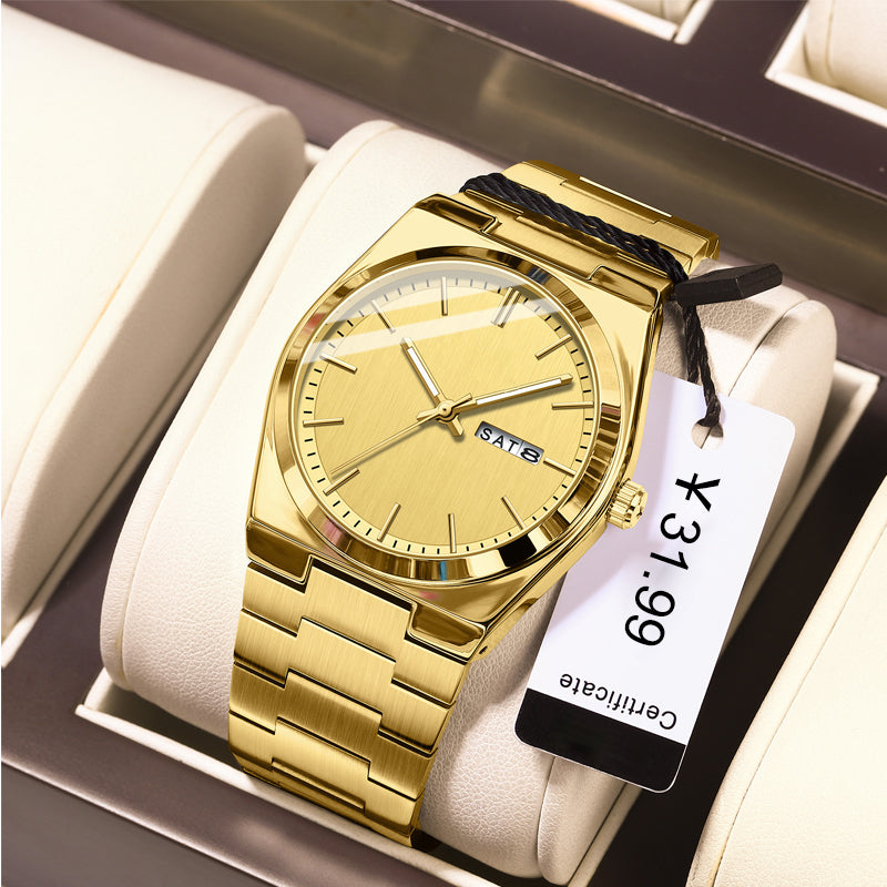 🍂⌚Promotion : 50 % de réduction sur les montres🍂Montre à quartz lumineuse haut de gamme pour homme