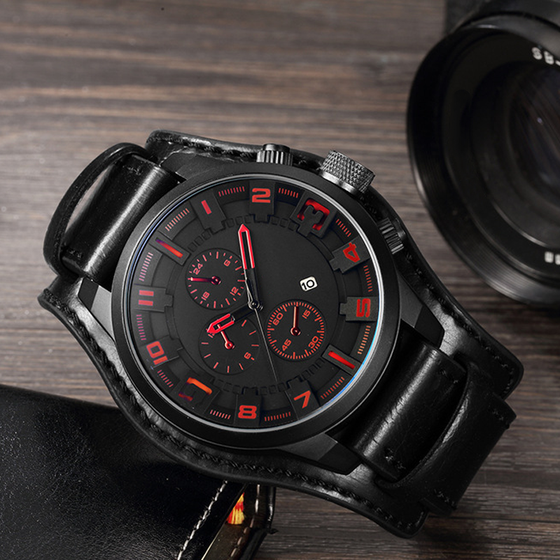 ⌚Promotion : 51 % de réduction sur les montres+ livraison gratuite 🍂 Montres à quartz pour homme, style professionnel, avec bracelet en cuir synthétique