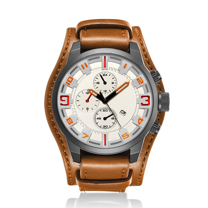 ⌚Promotion : 51 % de réduction sur les montres+ livraison gratuite 🍂 Montres à quartz pour homme, style professionnel, avec bracelet en cuir synthétique