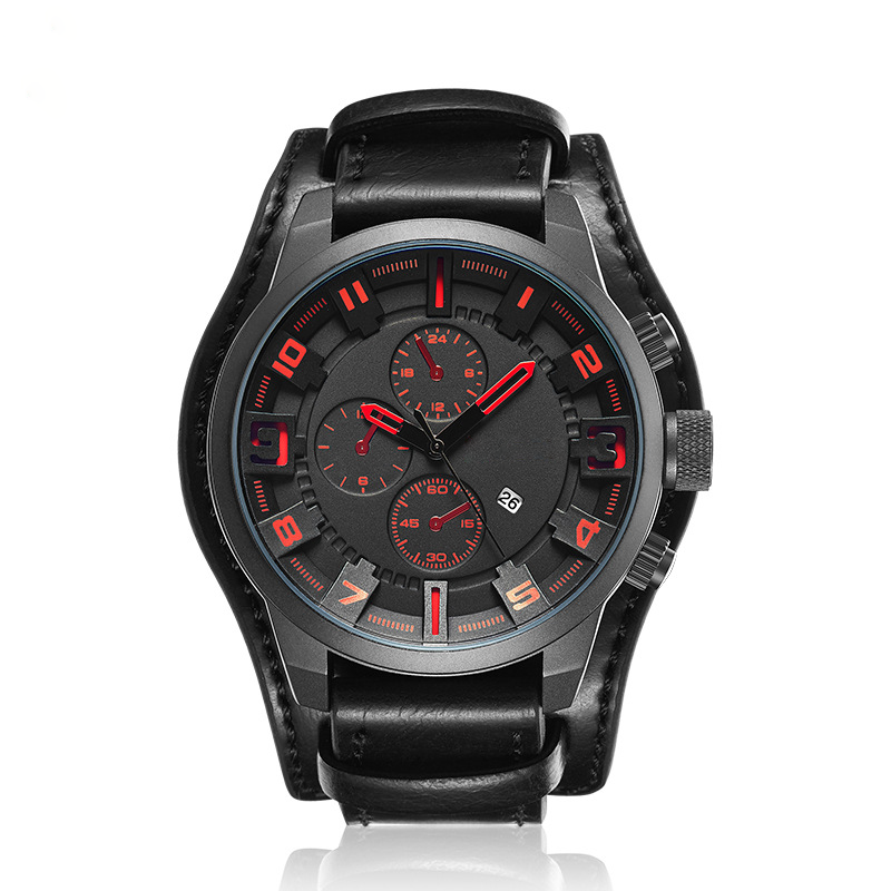 ⌚Promotion : 51 % de réduction sur les montres+ livraison gratuite 🍂 Montres à quartz pour homme, style professionnel, avec bracelet en cuir synthétique